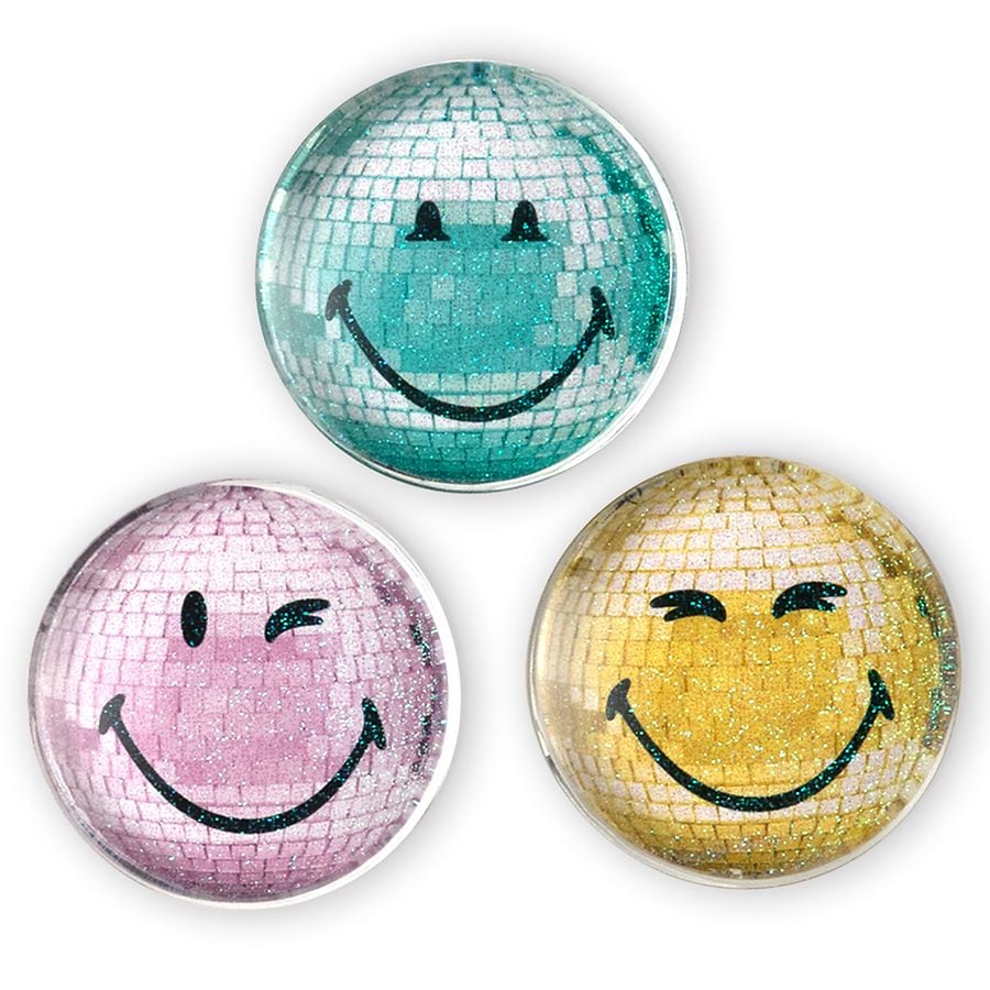 Yoobi SmileyWorld Disco Ball Magnets