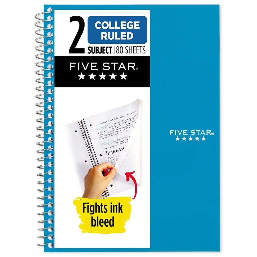 Five Star Spiral Notebook