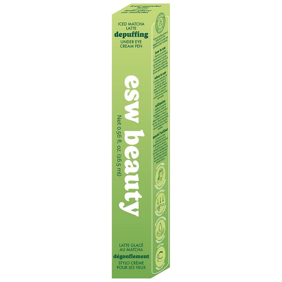 ESW Beauty Iced Matcha Latte Depuffing Eye Cream Pen