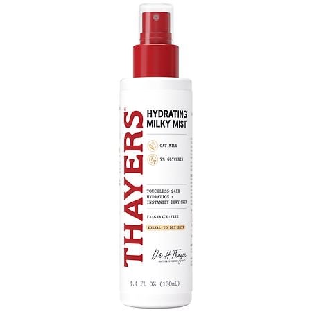 Thayers Hydrating Milky Mist with Oat Milk and 7% Glycerin, 24 Hour Hydration - 4.4 fl oz