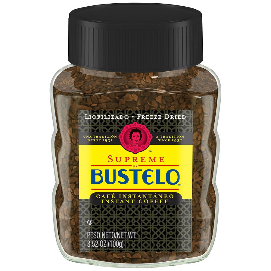 Cafe Bustelo Supreme Freeze Dried Instant Coffee