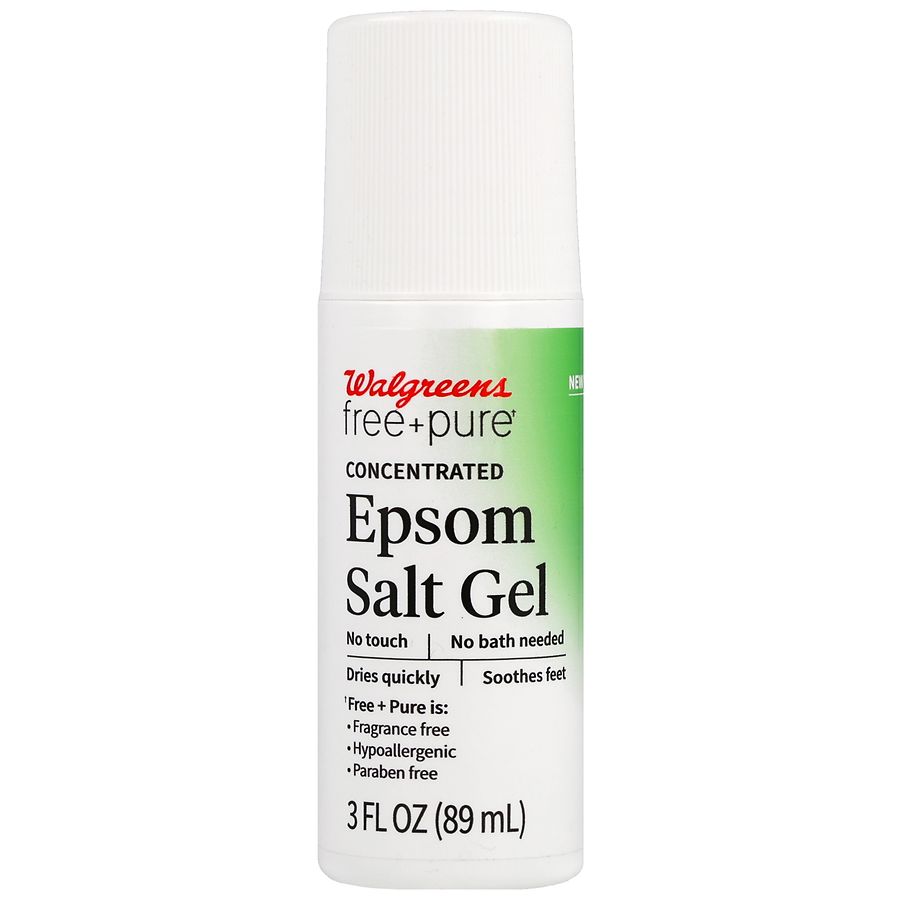 Walgreens Free & Pure Concentrated Epsom Salt Gel