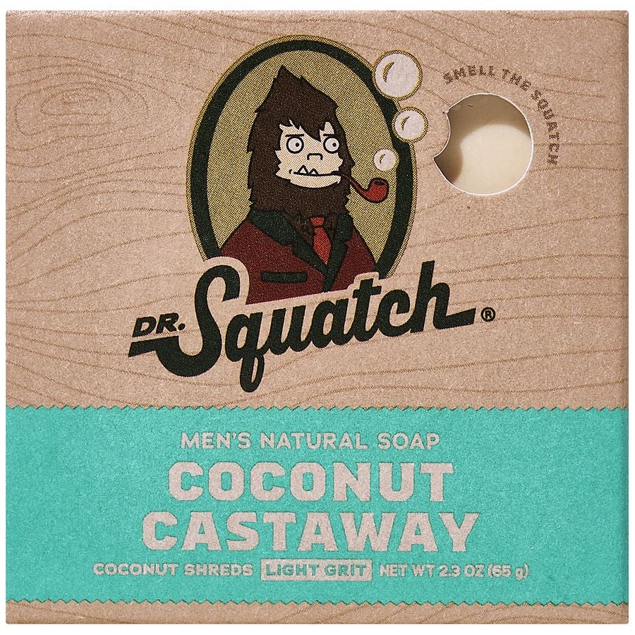 Dr. Squatch Men's Bar Soap Coconut Castaway