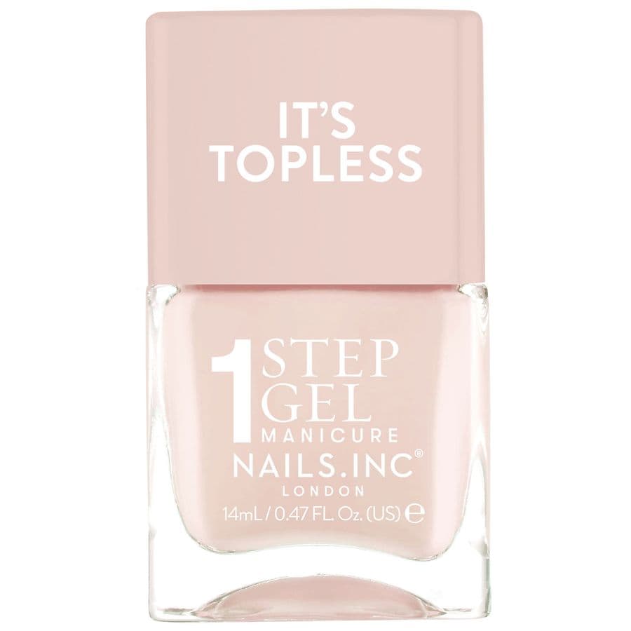 Nails inc It's Topless, 1 Step Gel Manicure Nail Polish Renee: Nude Pink