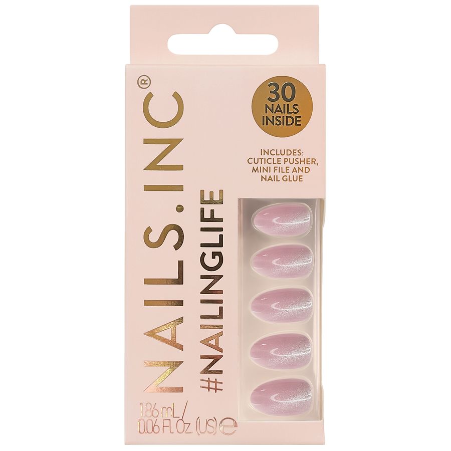 Nails inc #NailingLife Cat-Eye Press-On Nails Set Kylie Coded