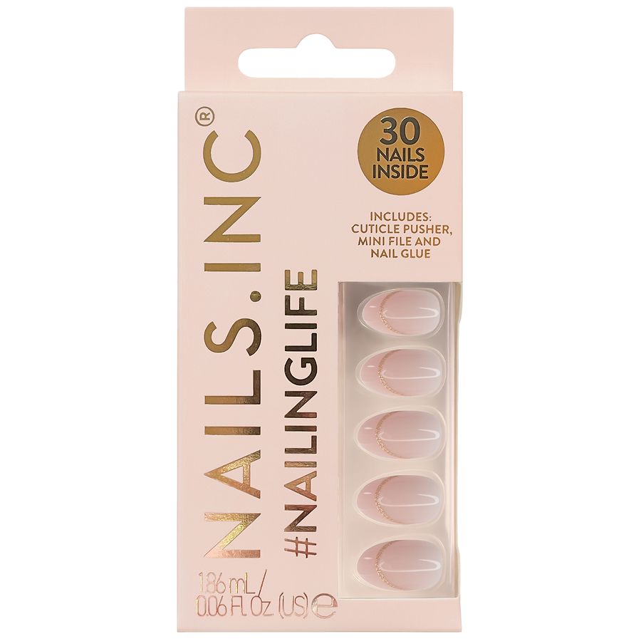 Nails inc #NailingLife French Tip Nails Set Style It Like Sabrina