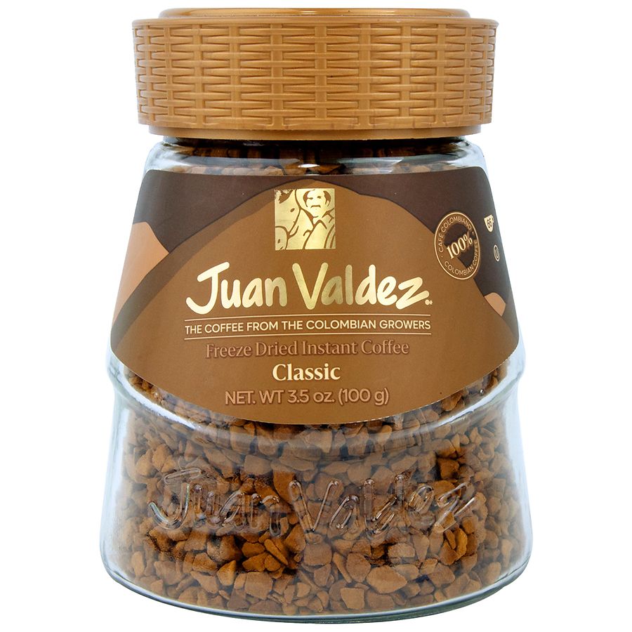 Juan Valdez Arabica Classic Premium Freeze Dried Instant Coffee Classic