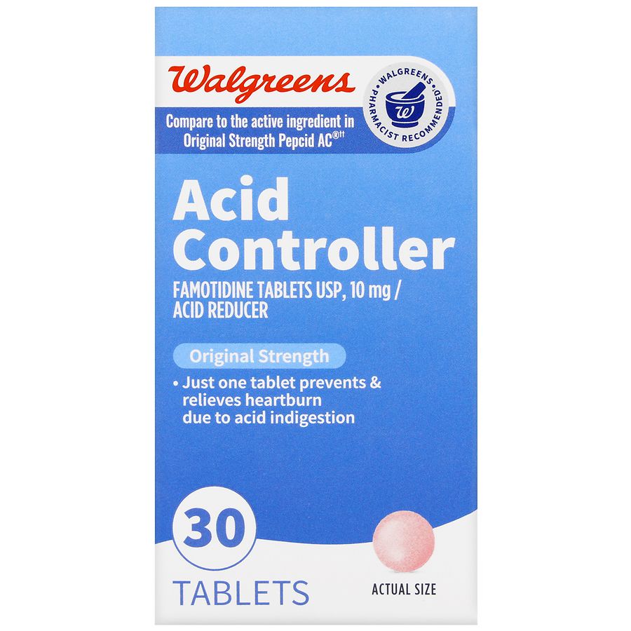 Walgreens Acid Controller Tablets Original Strength