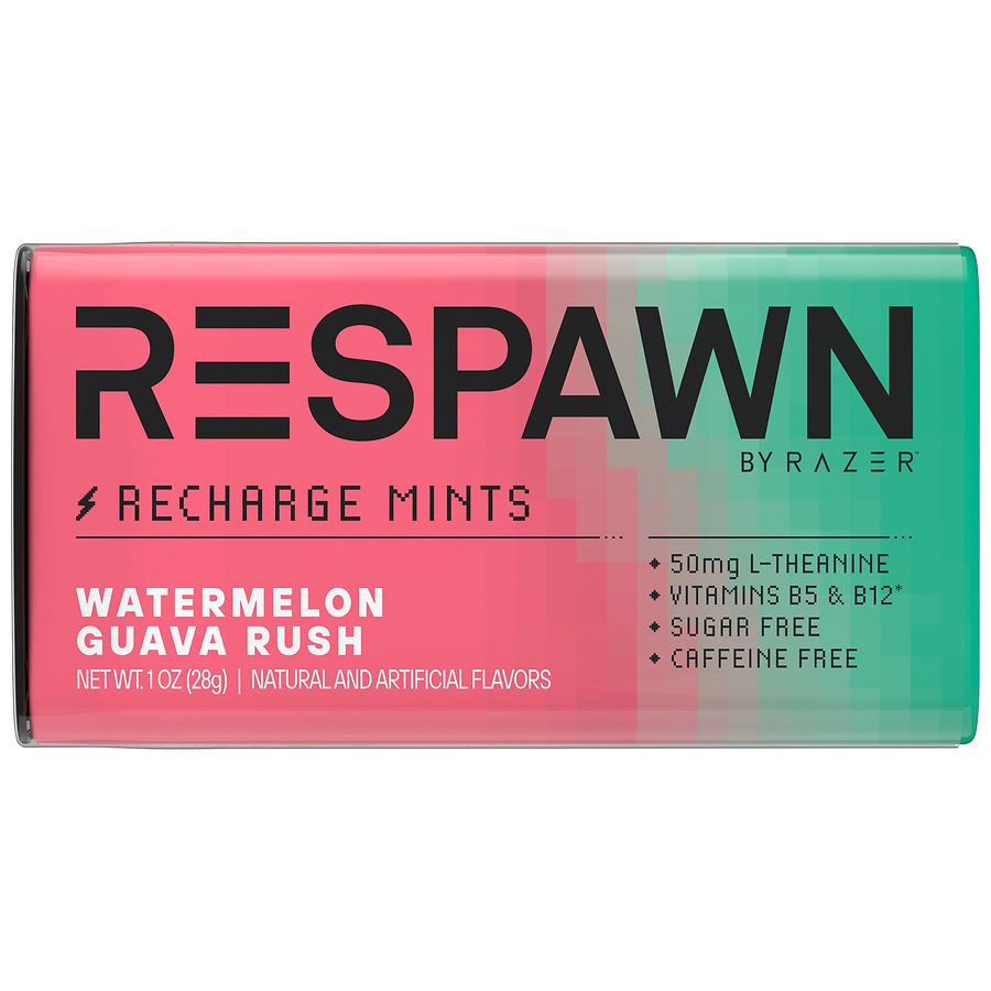 Respawn Sugar Free Mints Watermelon Guava Rush