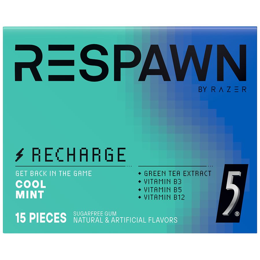 Respawn Sugar Free Gum Cool Mint