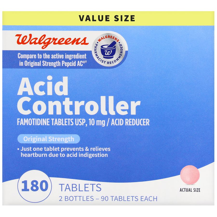 Walgreens Acid Controller Tablets Original Strength