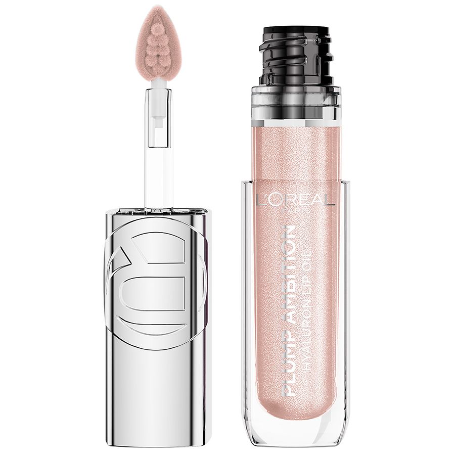 L'Oreal Paris Plump Ambition Hyaluron Lip Oil Shimmer, 24 Hour