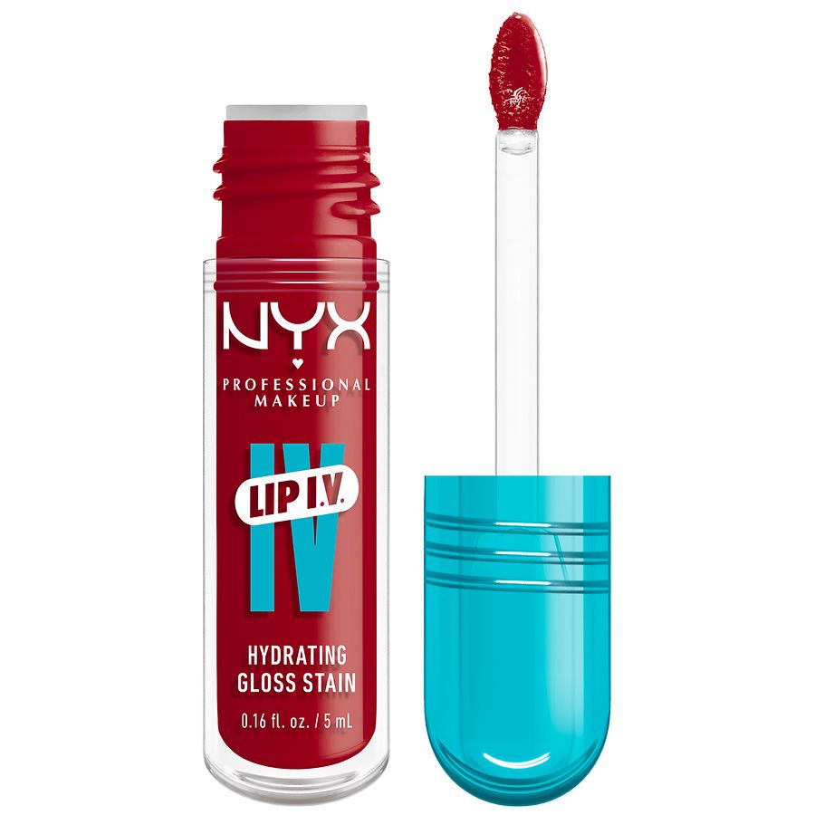 NYX Professional Makeup Lip I.V. Hydrating Gloss Stain, Cherry Drenched