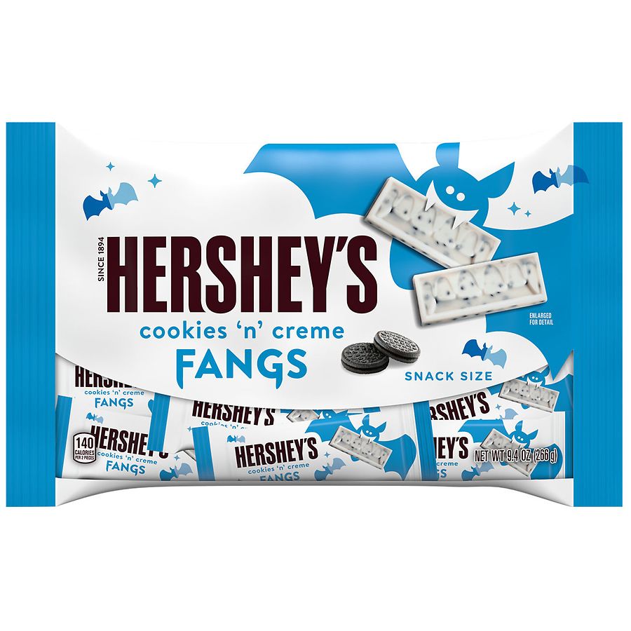 HERSHEY'S Cookies 'n' Creme Fangs Halloween Candy | Walgreens