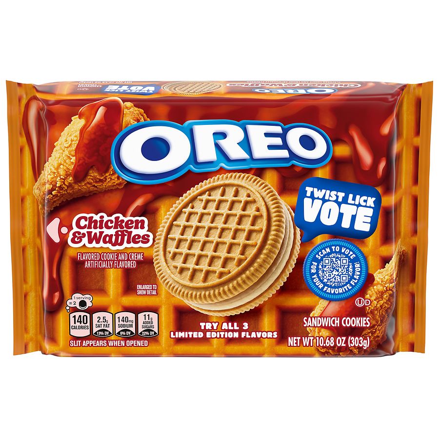 Oreo Special Edition Sandwich Cookies Chicken & Waffles