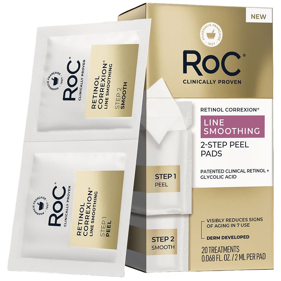 RoC Retinol Correxion Line Smoothing 2-Step Peel Pads