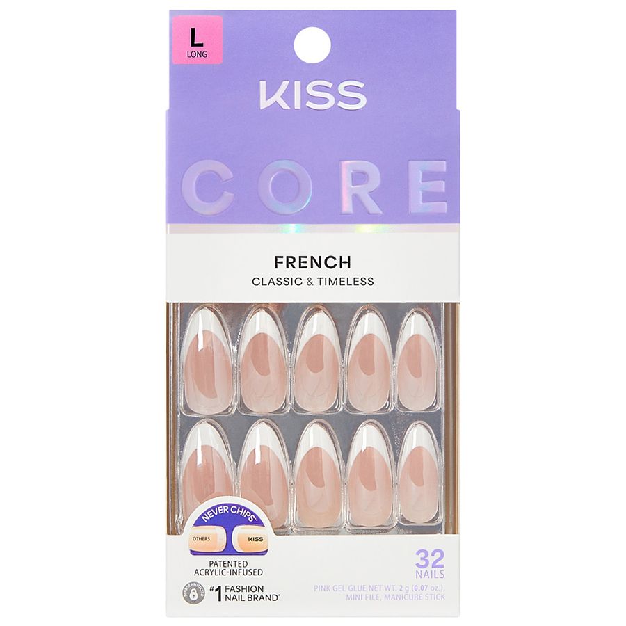 Kiss Press-On Nails Long Fascinating