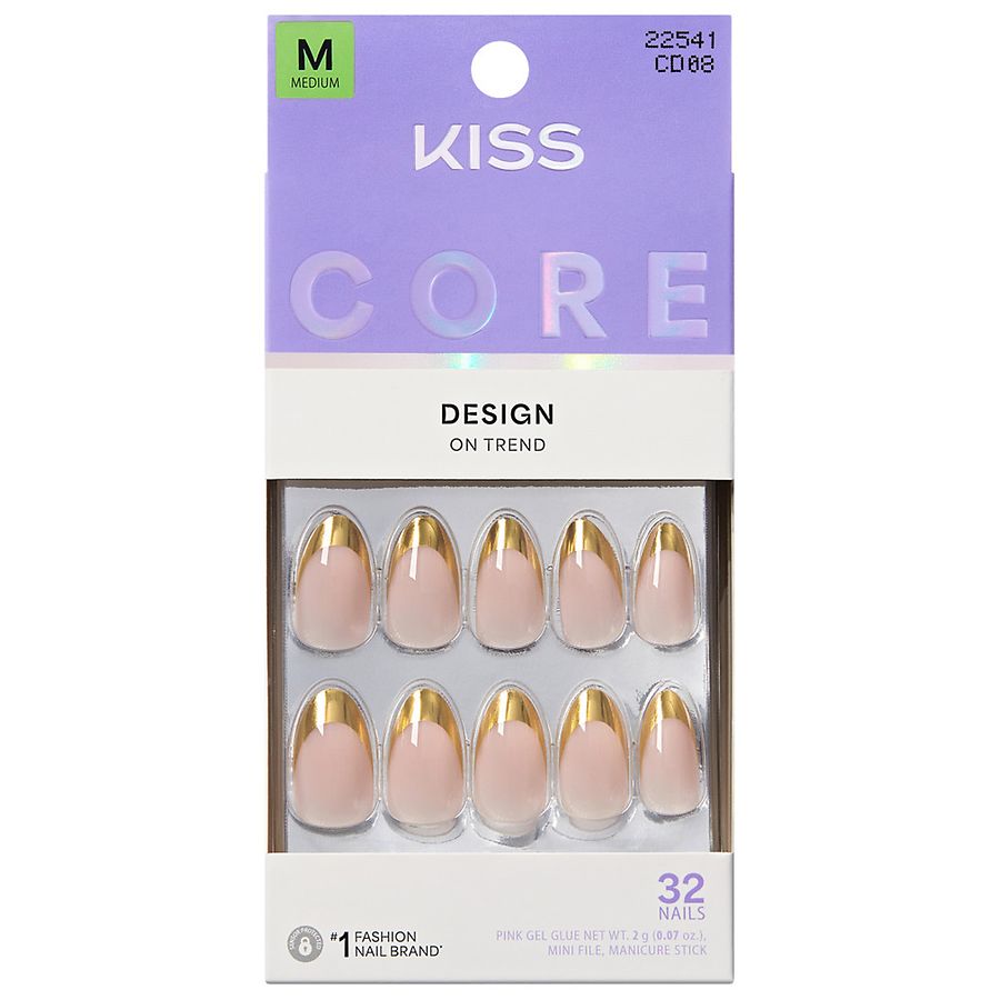 Kiss Press-On Nails Medium Together