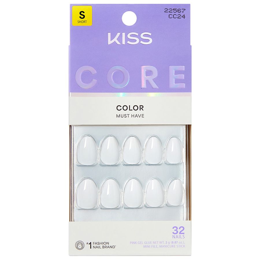 Kiss Press-On Nails Short Lyrical