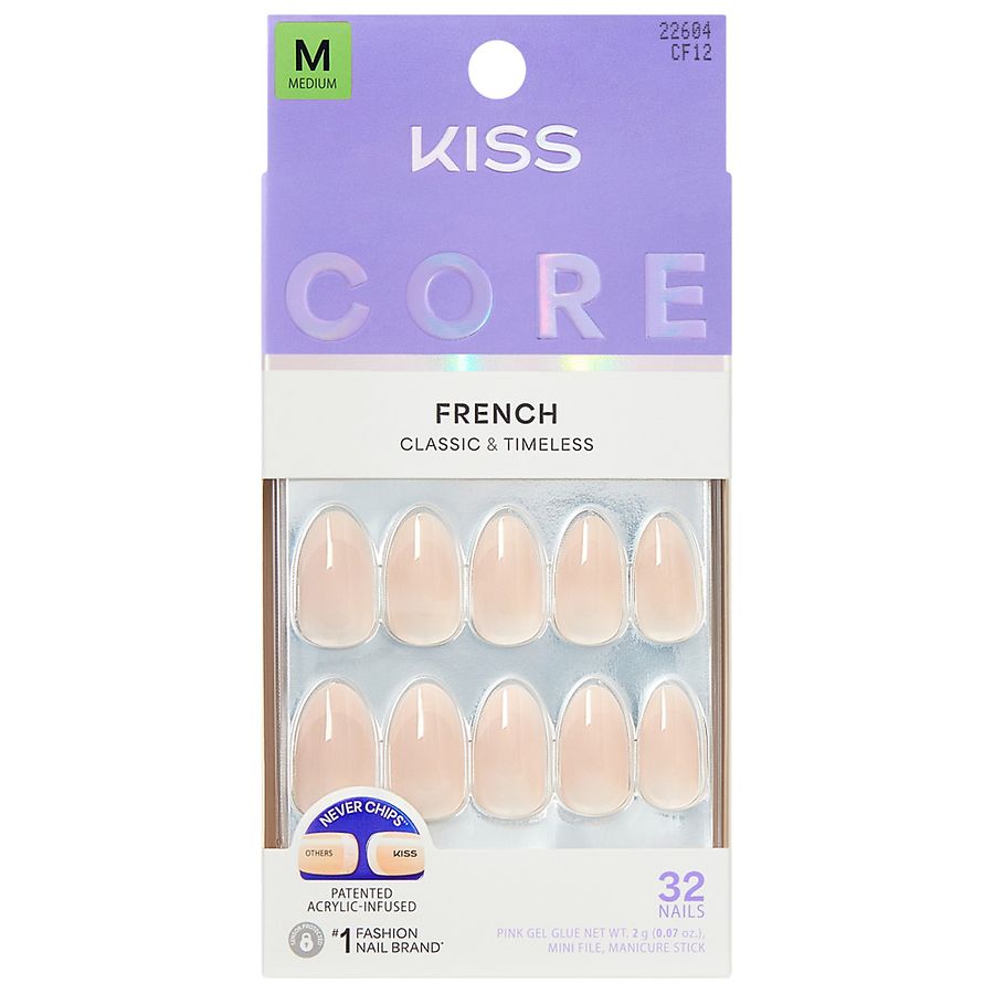 Kiss Press-On Nails Medium Burble | Walgreens
