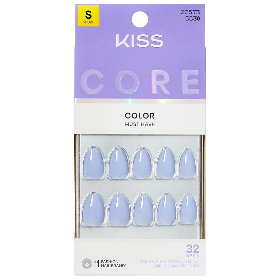 Kiss Press-On Nails Short Flee | Walgreens