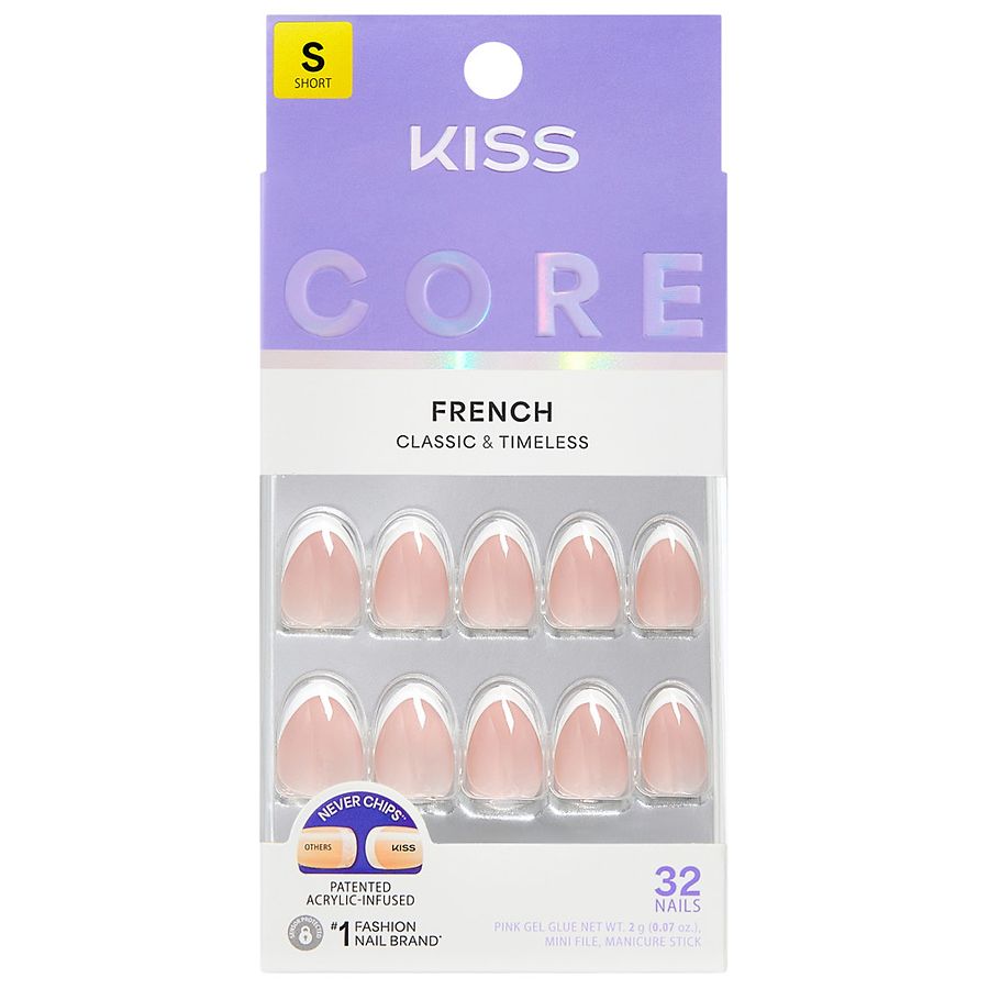 Kiss Press-On Nails Short Passionate | Walgreens