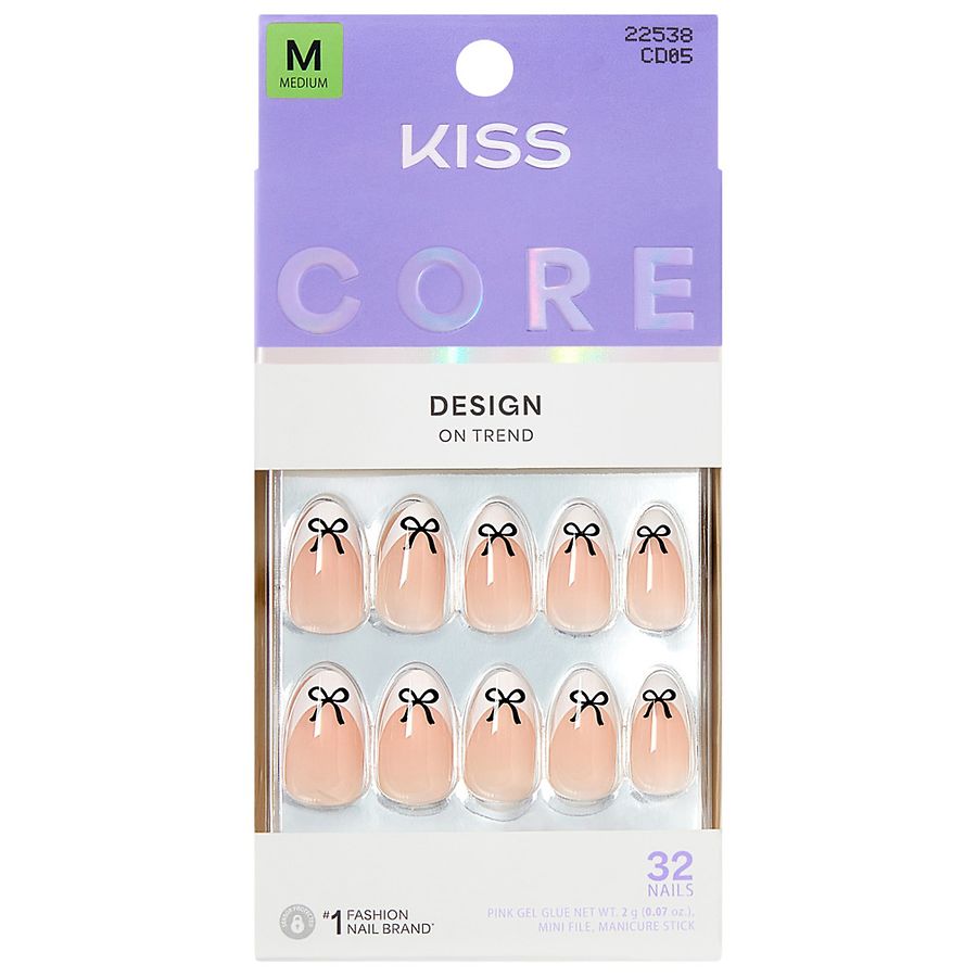 Kiss Press-On Nails Medium Our Moment, Beige