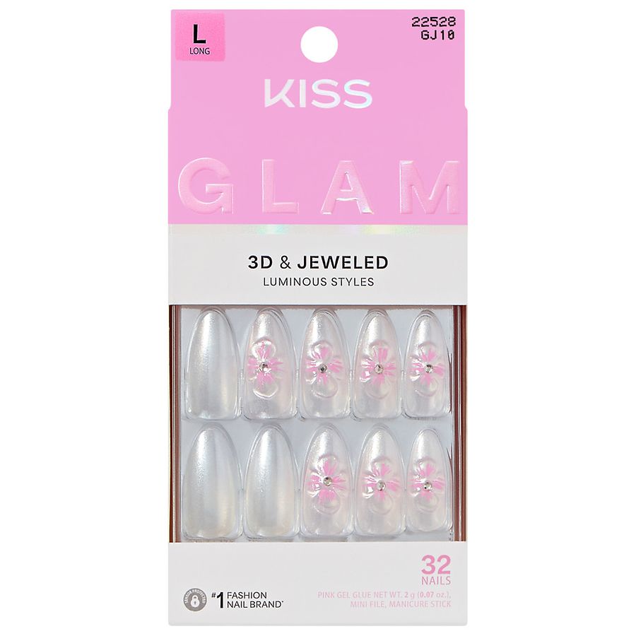 Kiss Press-On Nails Long Captured