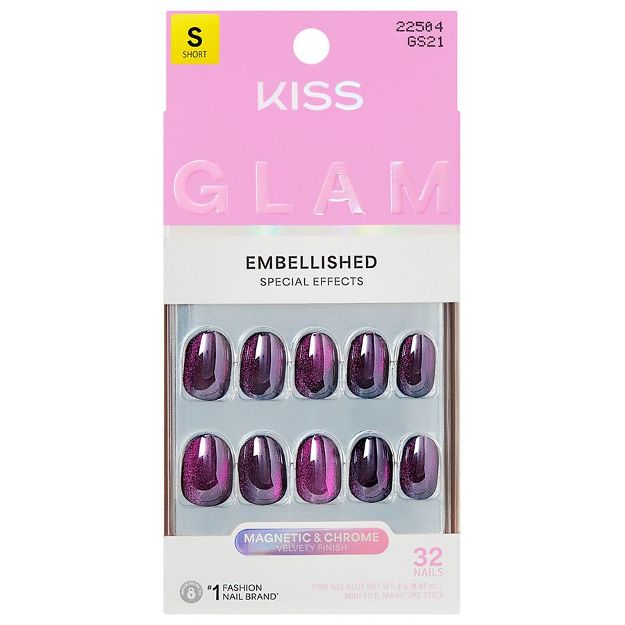 Kiss Press-On Nails Short Simple Joys