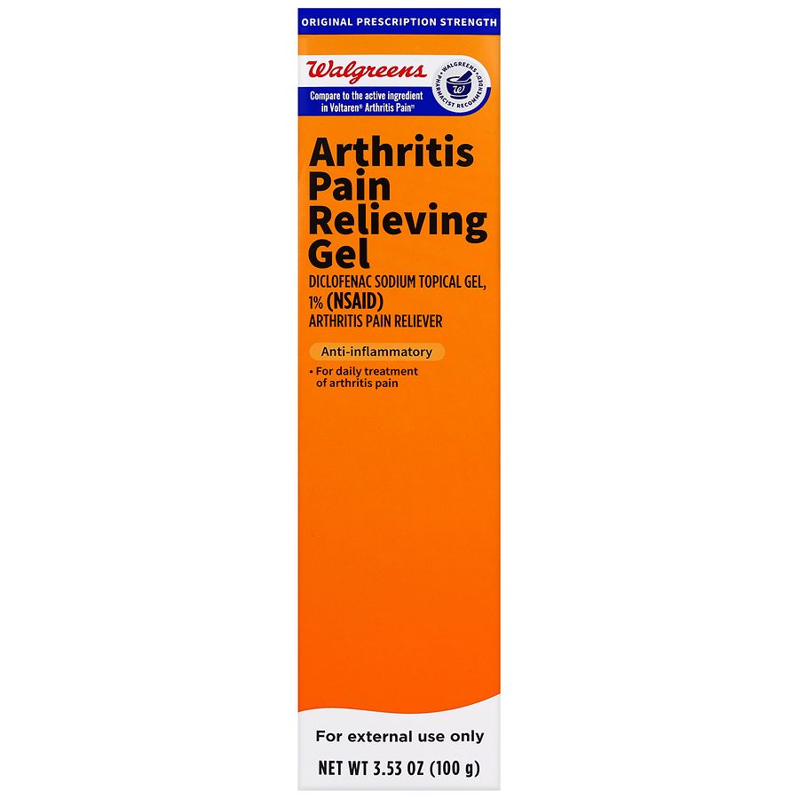 Walgreens Arthritis Pain Relieving Gel