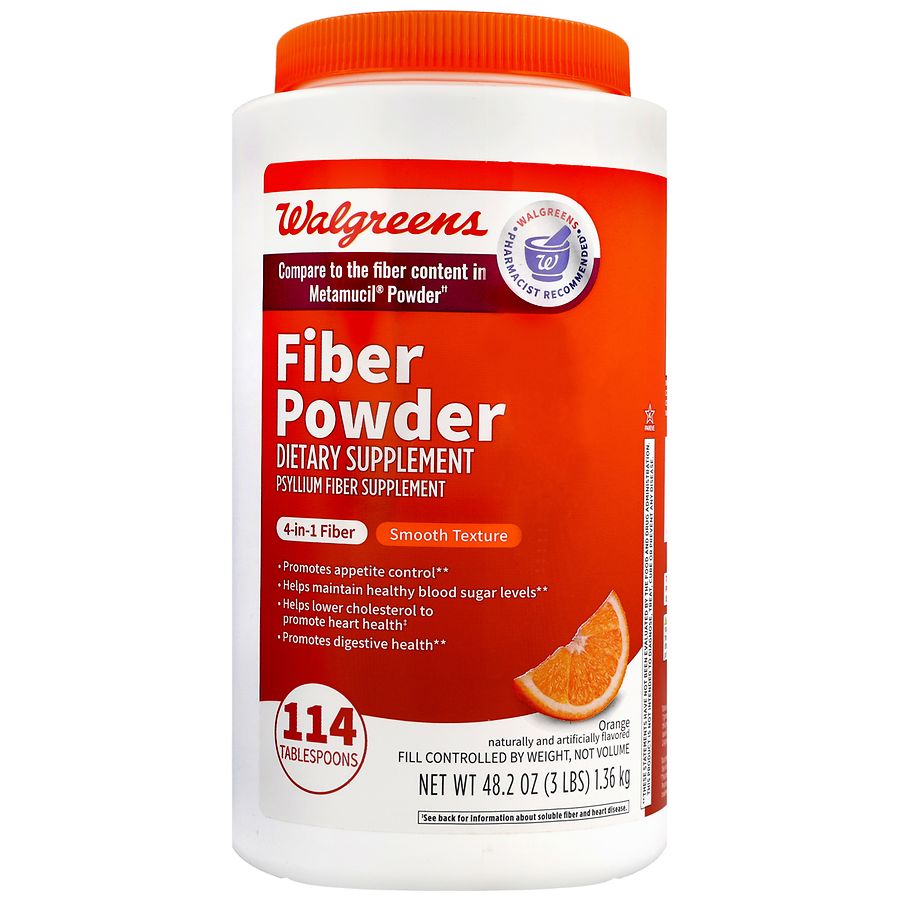 Walgreens Fiber Powder Orange