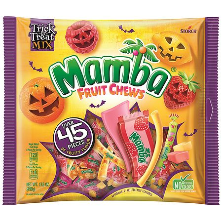 Mamba Fruit Chews Assorted Halloween Candy