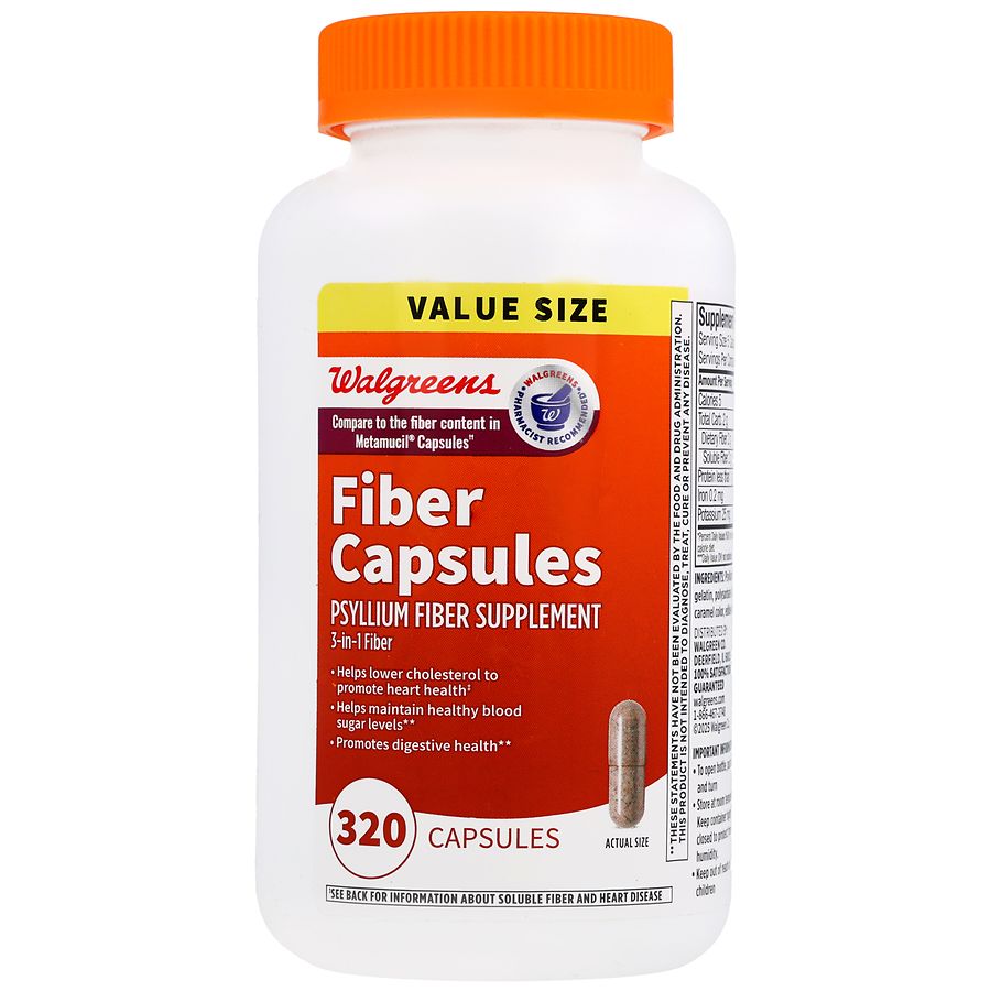 Walgreens Fiber Capsules