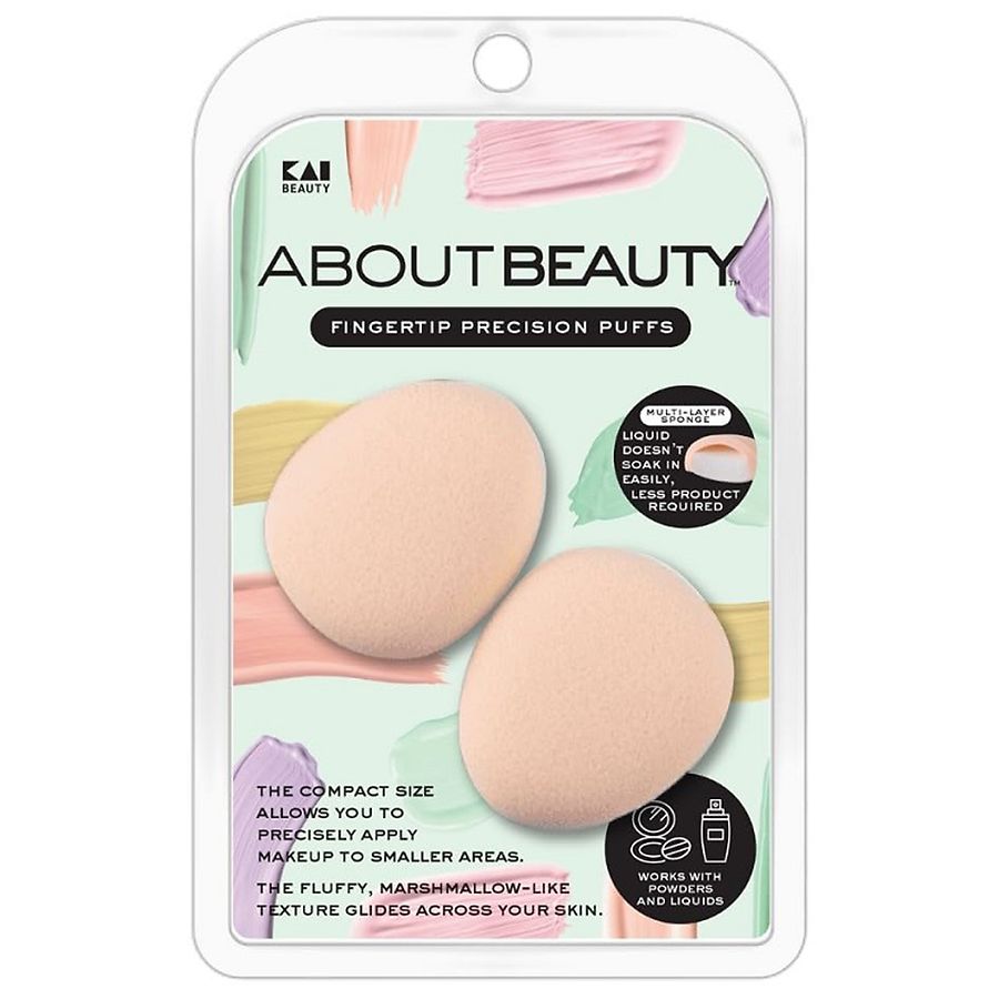 About Beauty Fingertip Makeup Puffs
