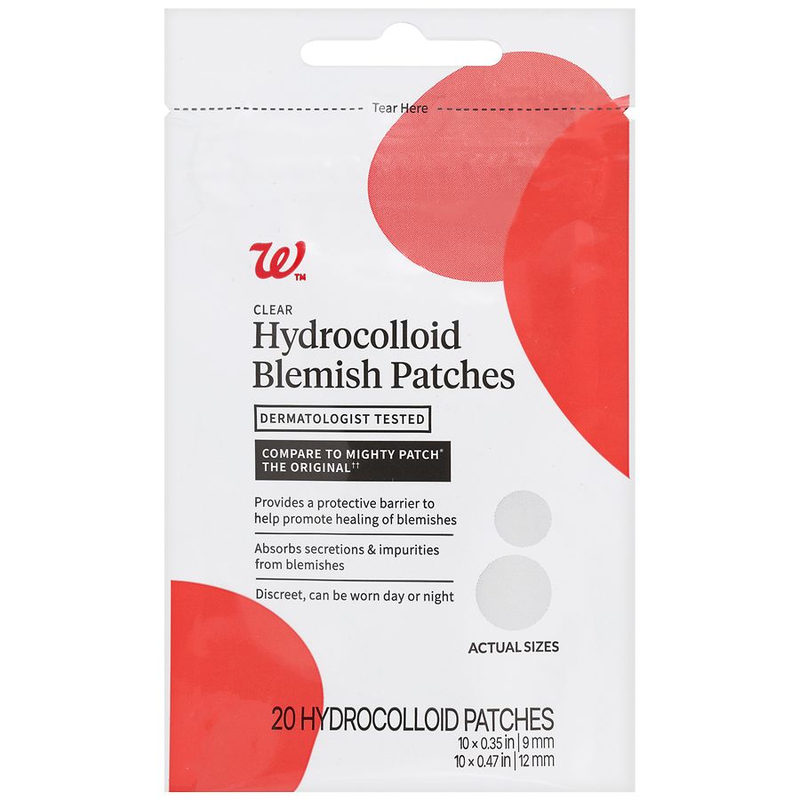 Walgreens Hydrocolloid Blemish Patches Clear