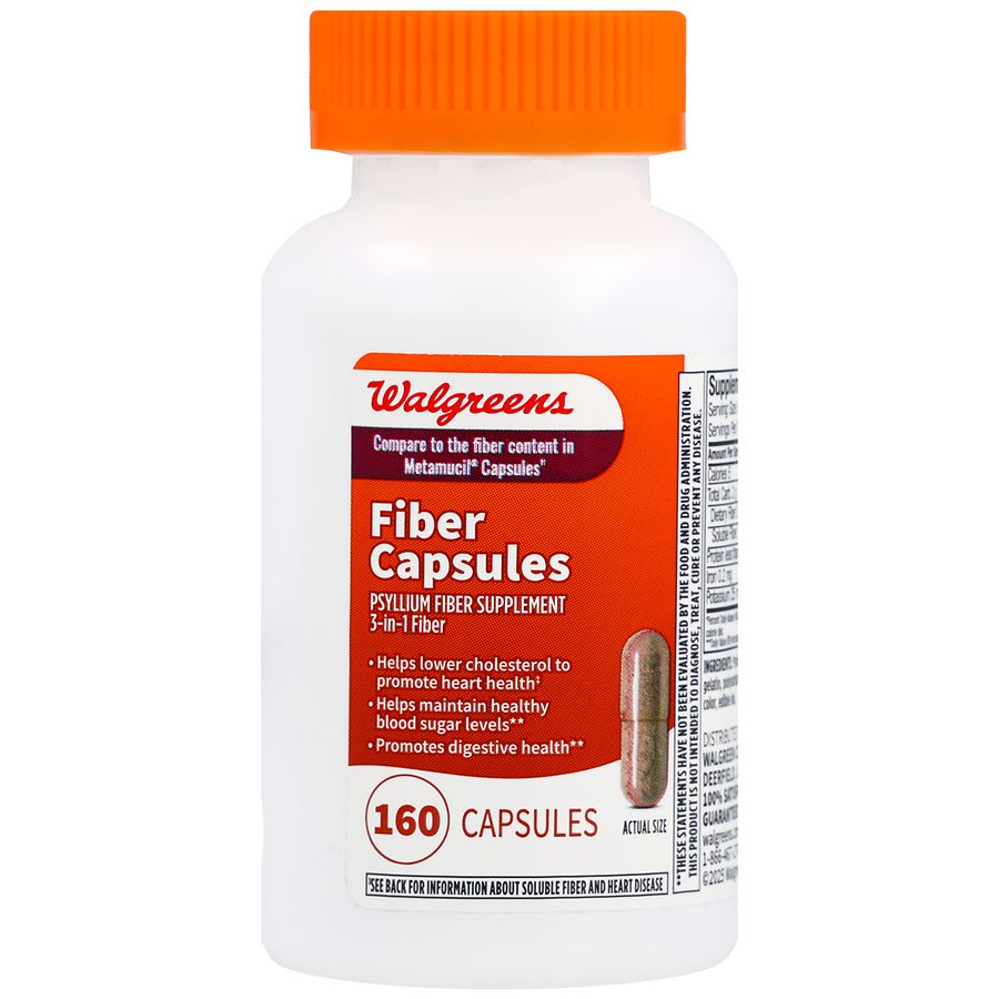 Walgreens Fiber Capsules