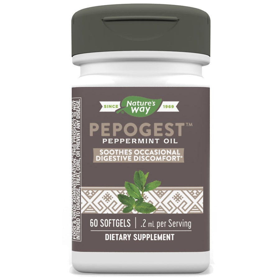 Nature's Way Pepogest Peppermint Oil Softgels