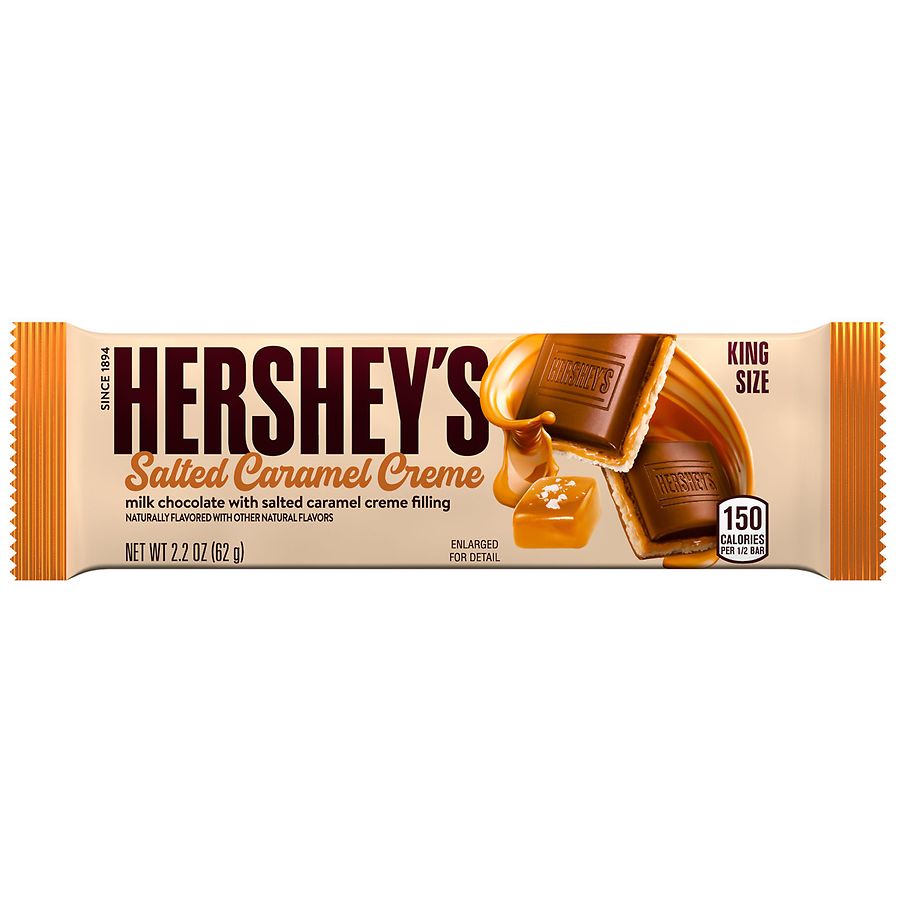 HERSHEY'S Salted Caramel Creme Milk Chocolate Bar