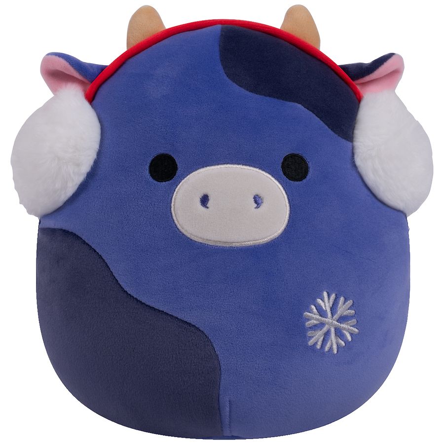 Squishmallows Cow Plush 8 Inch Blue