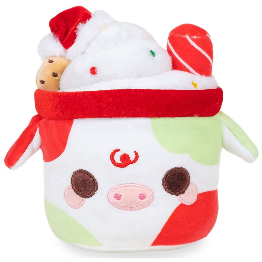 Cuddle Barn Santa & Cookies Mooshake Plush 7 inch