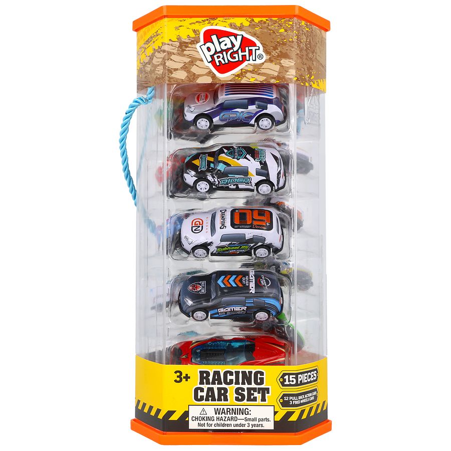 Playright Racing Car Set
