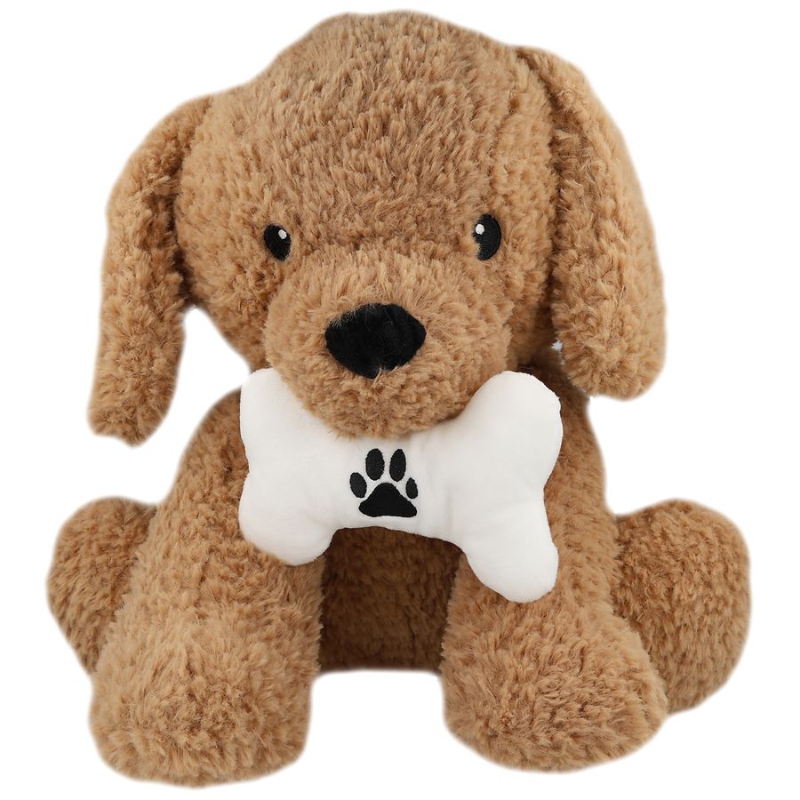 Playright Puppy with Bone Plush