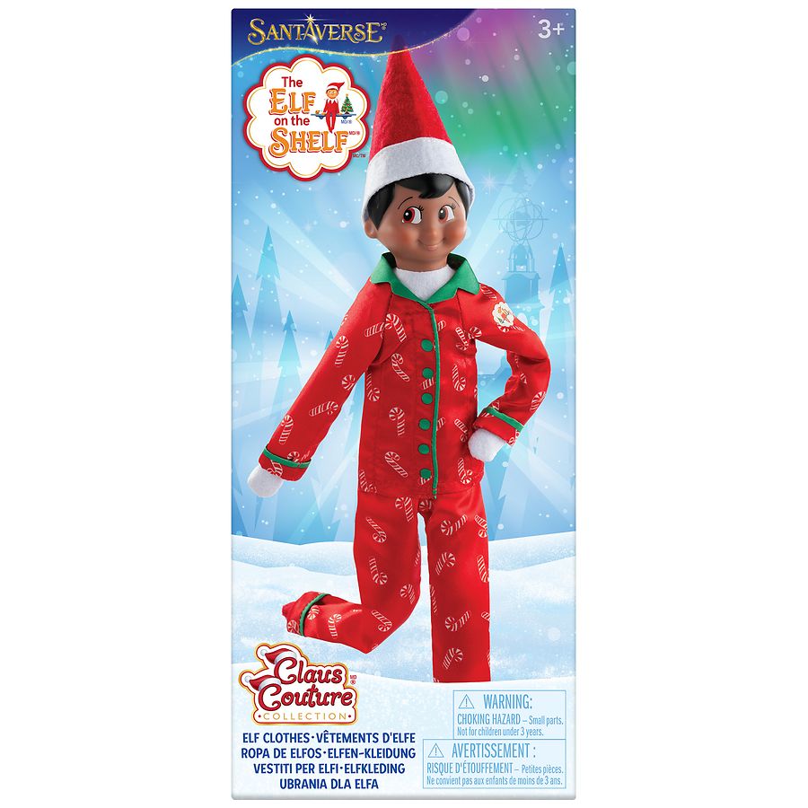 The Elf on the Shelf Claus Couture Candy Cane PJ Set