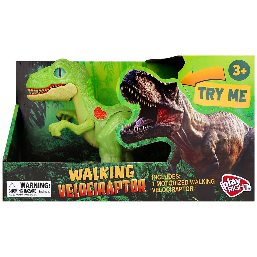 Playright Walking Velociraptor Toy