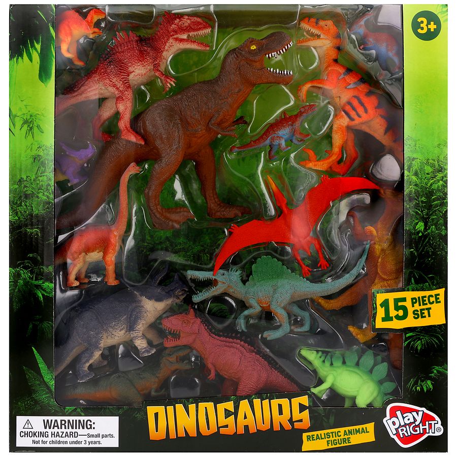 Playright Dinosaurs Realistic Animal Figures
