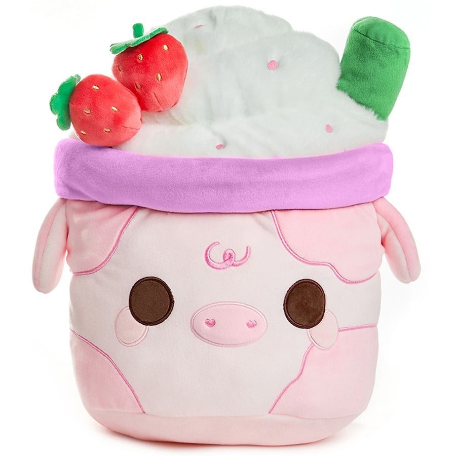 Cuddle Barn Mooshake Strawberry Plush 11 inch