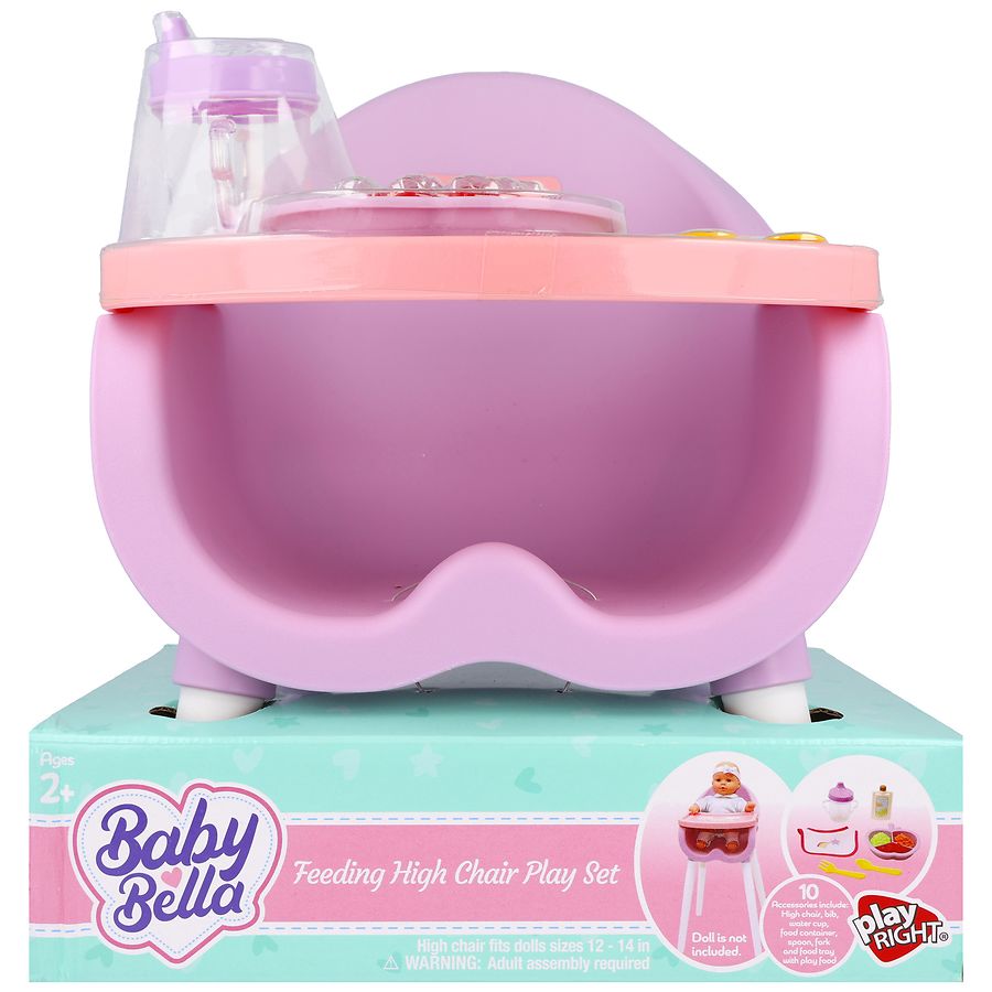 Playright Baby Bella Feeding High Chair Play Set