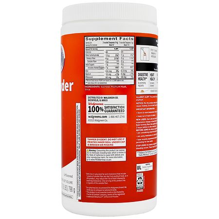 Walgreens Fiber Powder Unflavored | Walgreens