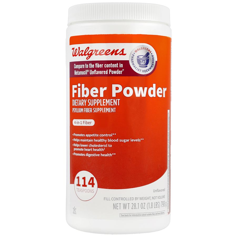 Walgreens Fiber Powder Unflavored | Walgreens