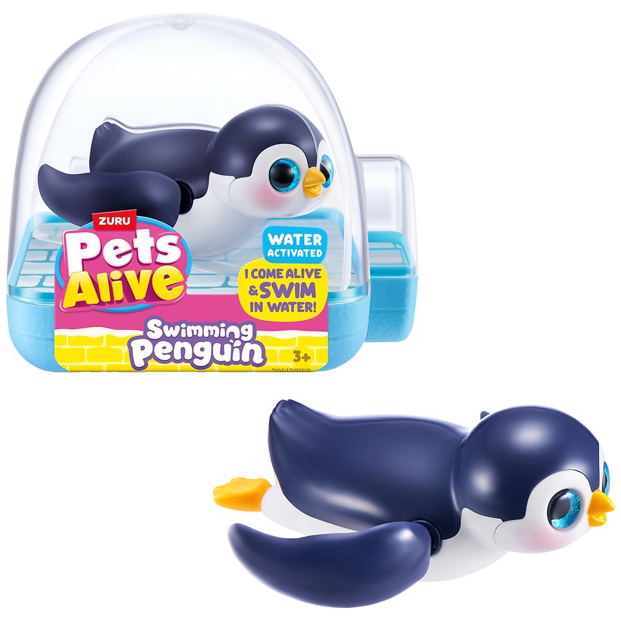 Zuru Pets Alive Water Activated Swimming Penguin Toy